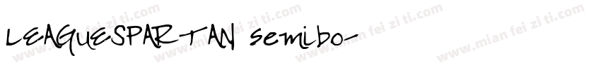 LEAGUESPARTAN semibo字体转换